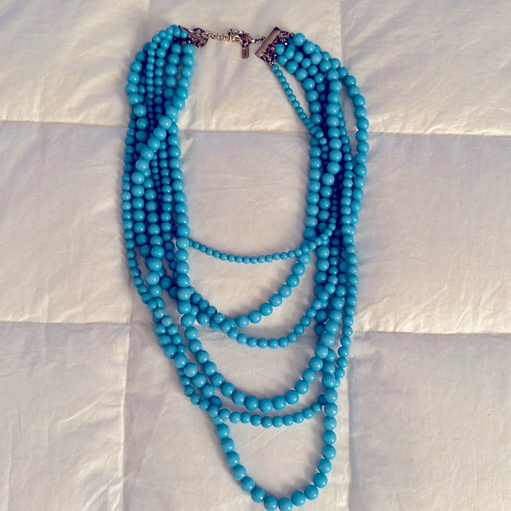 Baublebar multi-strand turquoise necklace